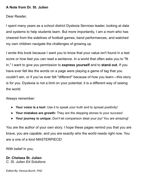 The Fantastic Trio - A Children's book about persevering with dyslexia